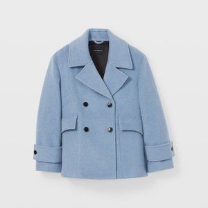 Club Monaco Relaxed Peacoat Size Small